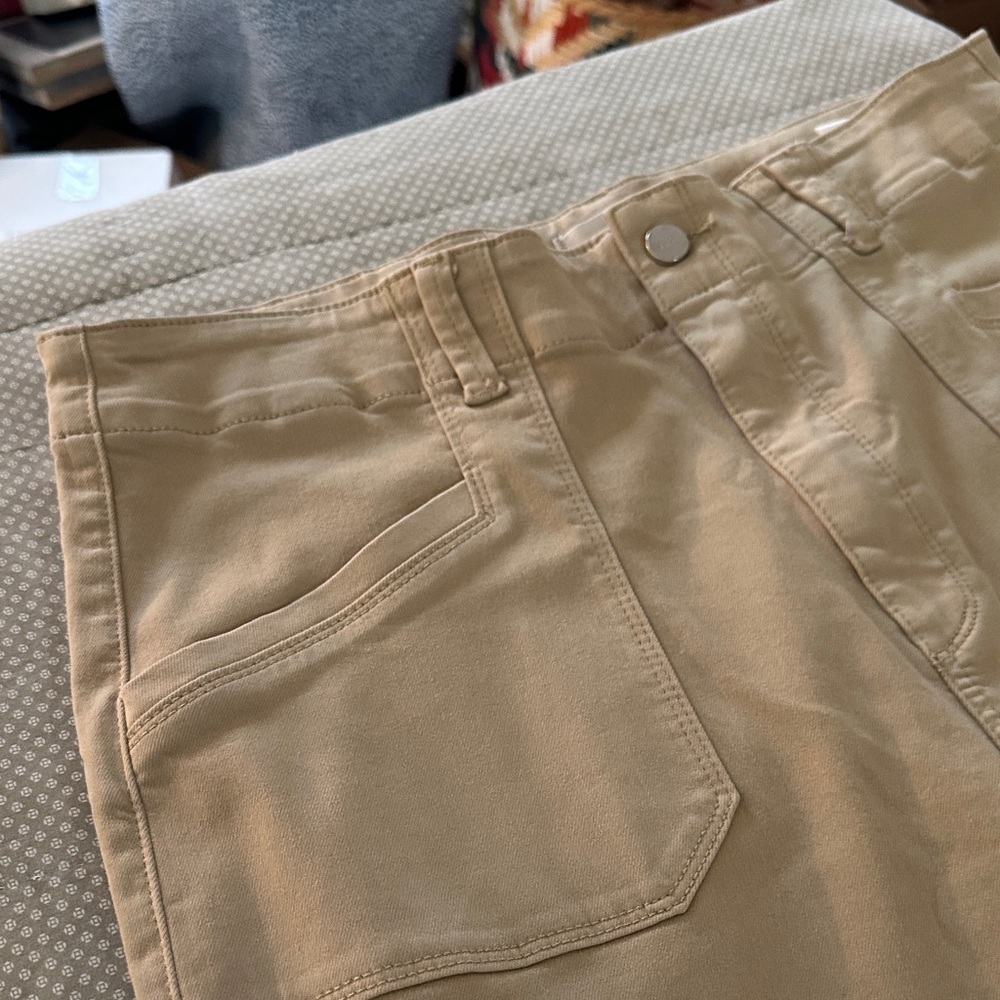 PAIGE Tan Utility Trousers - Picture 7 of 8